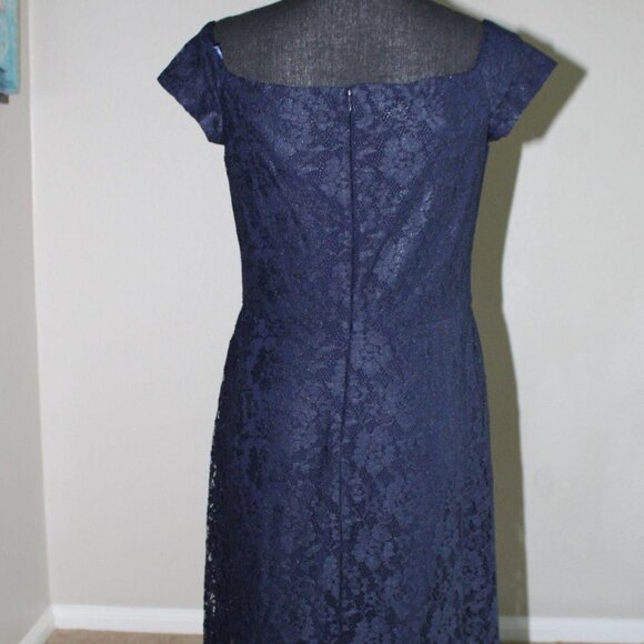 Lauren Ralph Lauren Luiana Lace Overlay Evening 8 - Picture 5 of 9